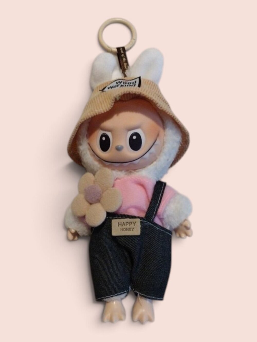 Happy Honey Kids Plush Fall In Wild Pink & Cream Floral Outfit Lafufu